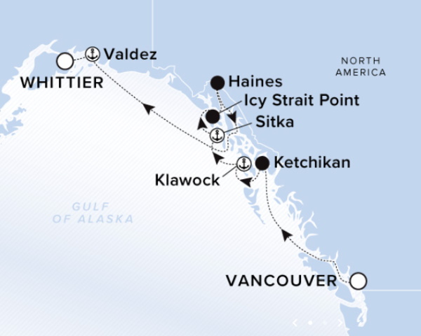 Ritz Carlton Luminara Cruise 2026 Map