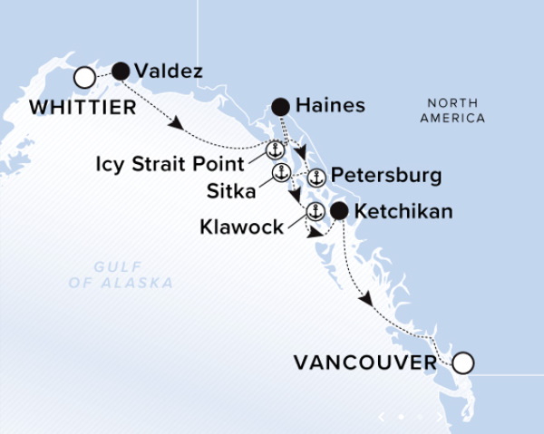 Ritz Carlton Luminara Cruise 2026 Map