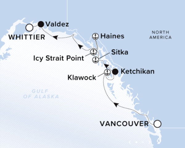 Ritz Carlton Luminara Cruise 2026 Map