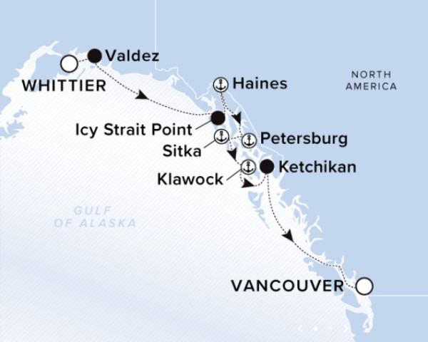 Ritz Carlton Luminara Cruise 2026 Map