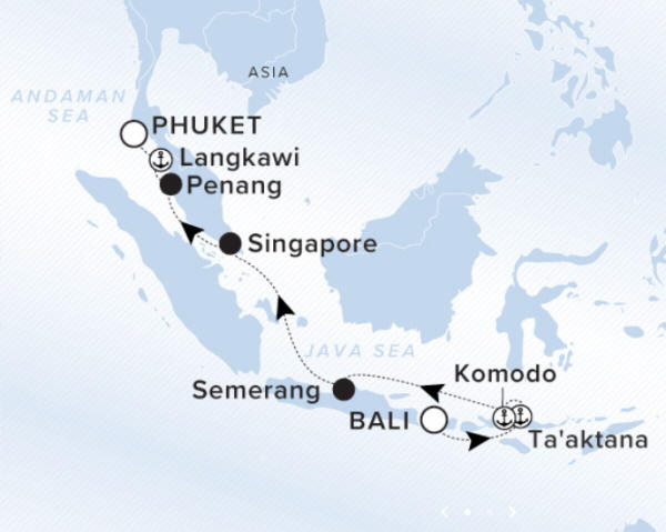 Ritz Carlton Luminara Cruise 2027 Map