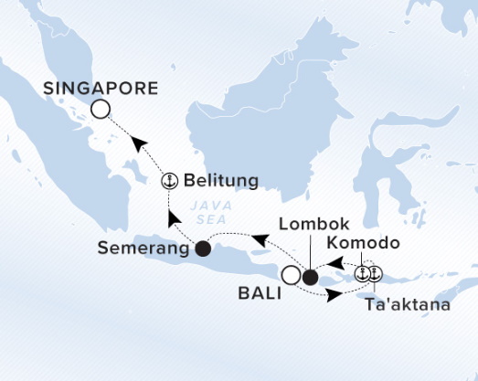 Ritz Carlton Luminara Cruise 2027 Map