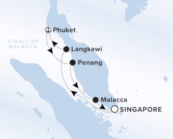 Ritz Carlton Luminara Cruise 2027 Map