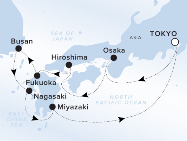 Ritz Carlton Luminara Cruise 2027 Map