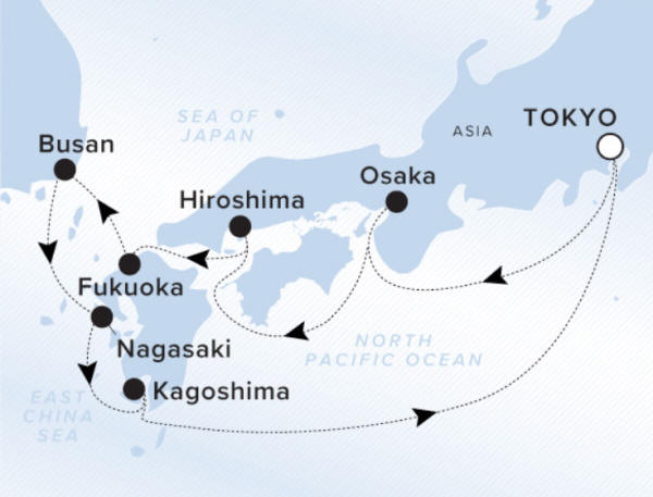 Ritz Carlton Luminara Cruise 2027 Map