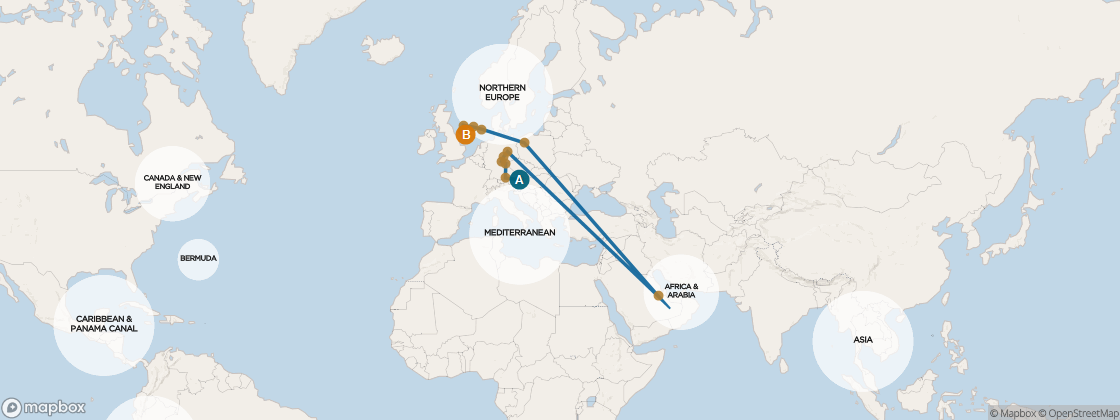 Seven Seas Mariner Voyage MAR270630 itinerary map from Amsterdam (Ijmuiden) to Reykjavik, June 30-July 14 2027, 14 days