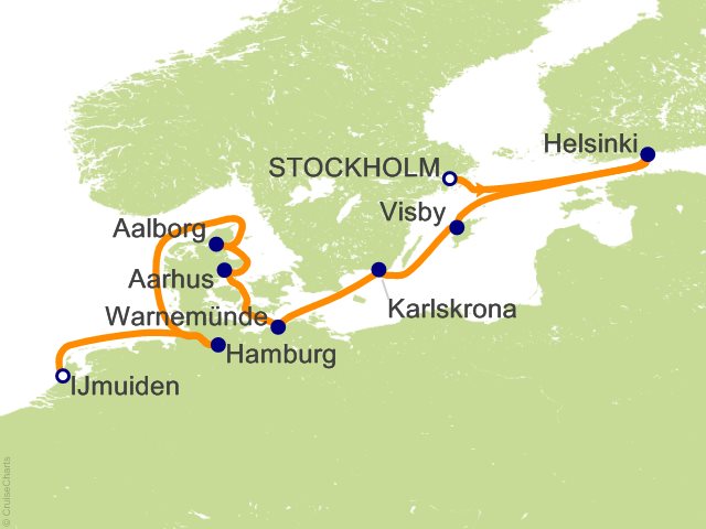 RSSC Regent Seven Seas Mariner Itinerary Cruises 2027 10 Night North Sea Canals and Currents   Stockholm to Amsterdam (IJmuiden) Cruise