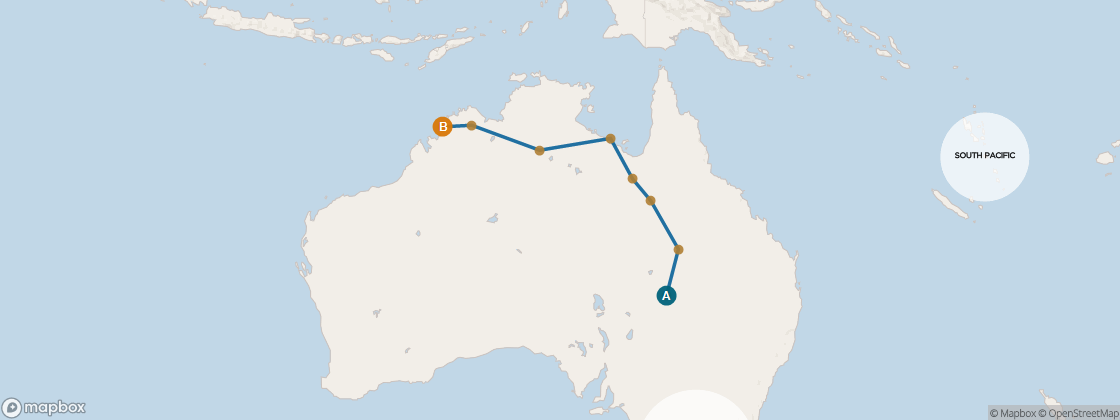 Seven Seas Navigator Voyage NAV270920 itinerary map from Sydney to Bali (Benoa), September 20-October 4 2027, 14 days