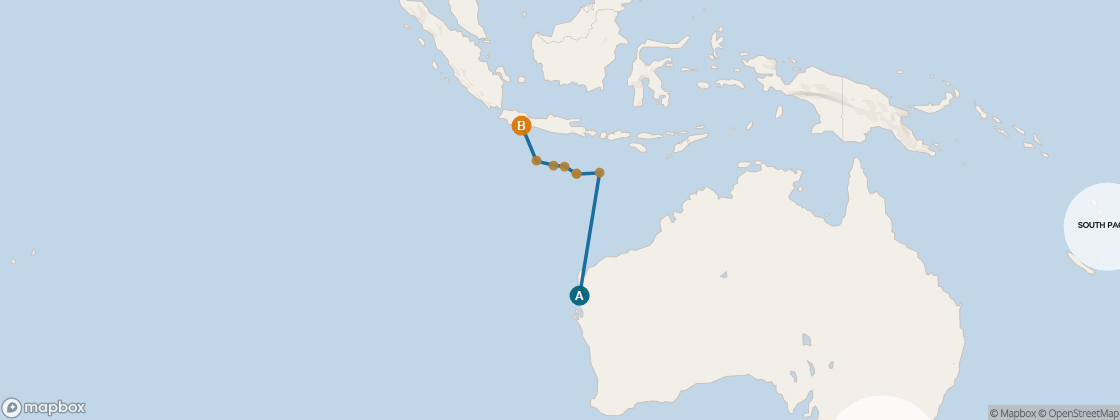 Seven Seas Navigator Voyage NAV271014 itinerary map from Perth (Fremantle) to Singapore, October 14-26 2027, 12 days