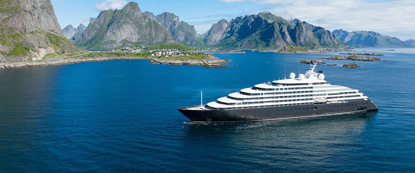 Scenic Eclipse sailing among the islands of Norway