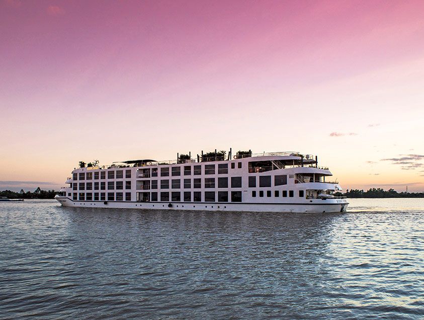 Scenic Spirit cruising the Mekong River