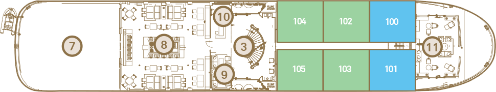 Scenic Aura Jewel Deck plan
