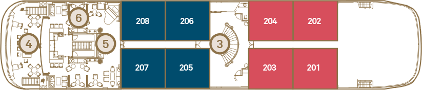 Scenic Aura Sapphire Deck plan