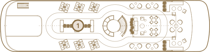 Scenic Aura Sun Deck plan