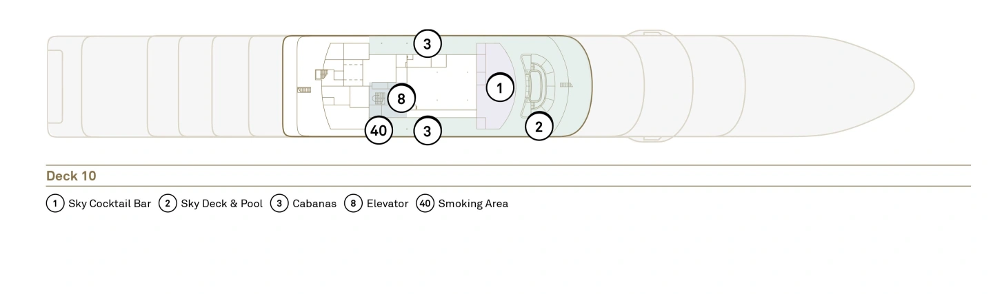 Scenic Ikon Deck 10 plan