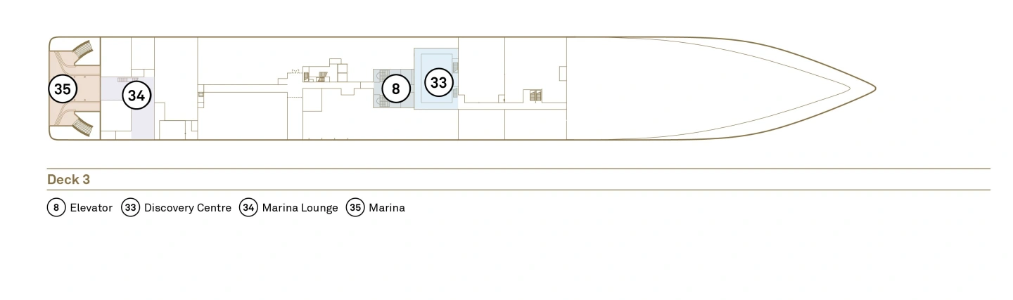 Scenic Ikon Deck 3 plan