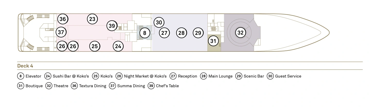 Scenic Ikon Deck 4 plan