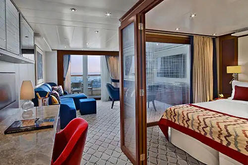 Seabourn Encore Luxury World Cruises Category PH (Penthouse Suite)