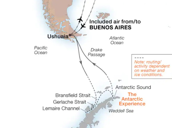 Seabourn Cruises Pursuit Map 2026