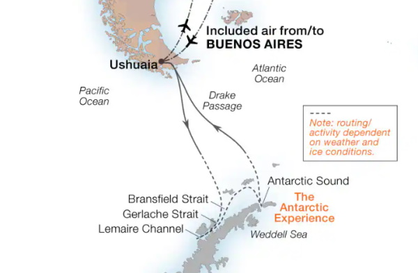 Seabourn Cruises Pursuit Map 2026