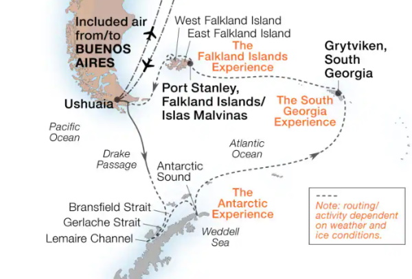 Seabourn Cruises Pursuit Map 2026