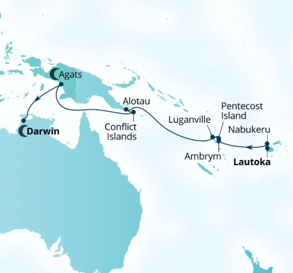 Seabourn Cruises Pursuit Map 2026