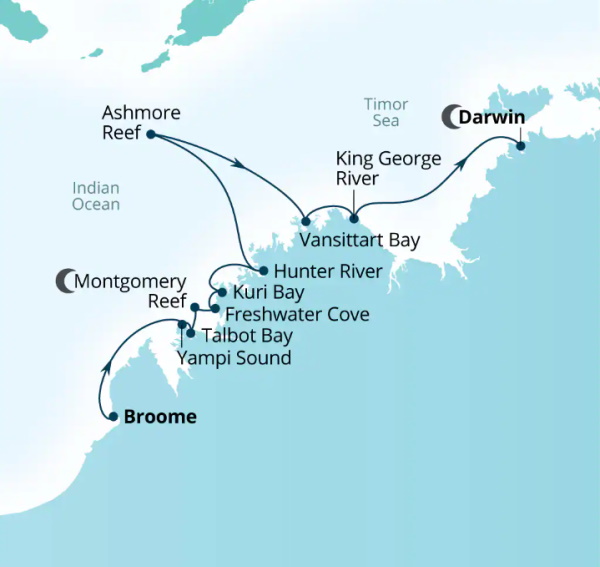 Seabourn Cruises Pursuit Map 2026