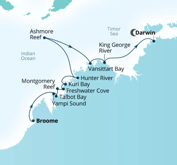 Seabourn Cruises Pursuit Map 2026