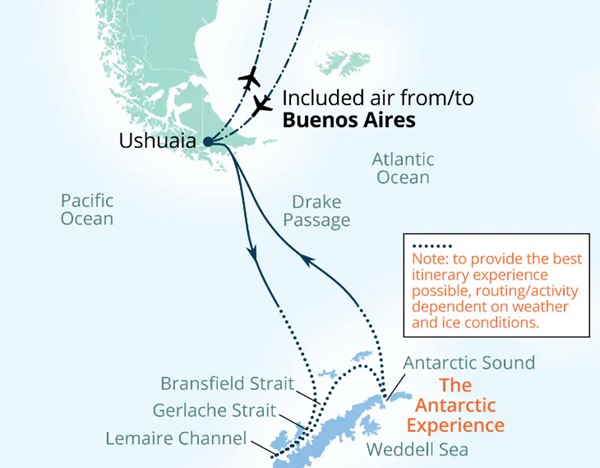 Seabourn Cruises Pursuit Map 2026