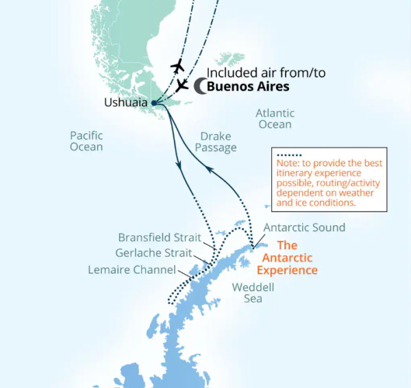 Seabourn Cruises Pursuit Map 2027