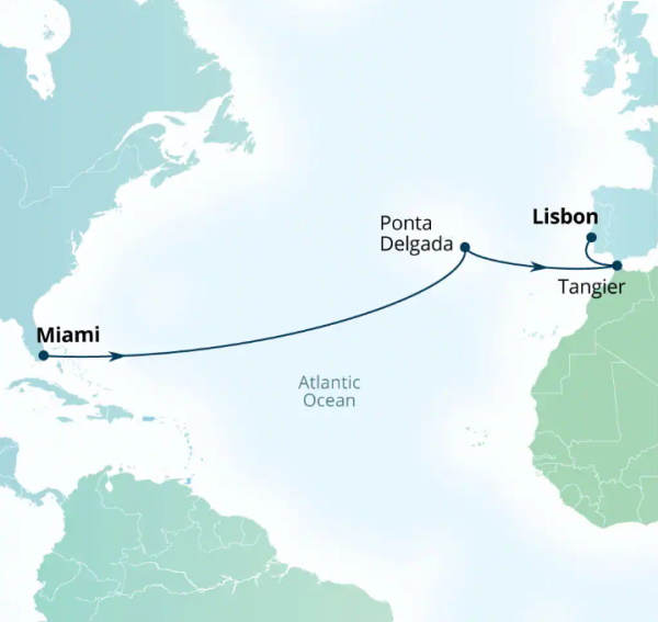 Seabourn Cruises Quest Map 2026