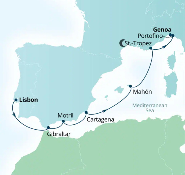 Seabourn Cruises Quest Map 2026