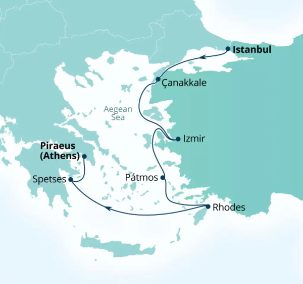 Seabourn Cruises Quest Map 2026