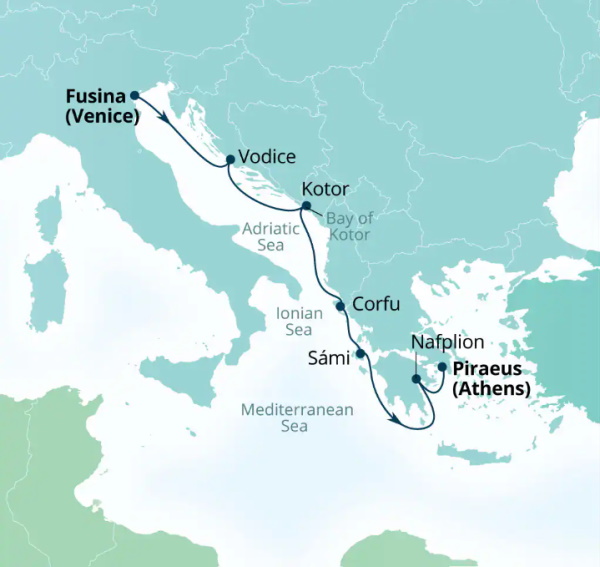 Seabourn Cruises Quest Map 2026