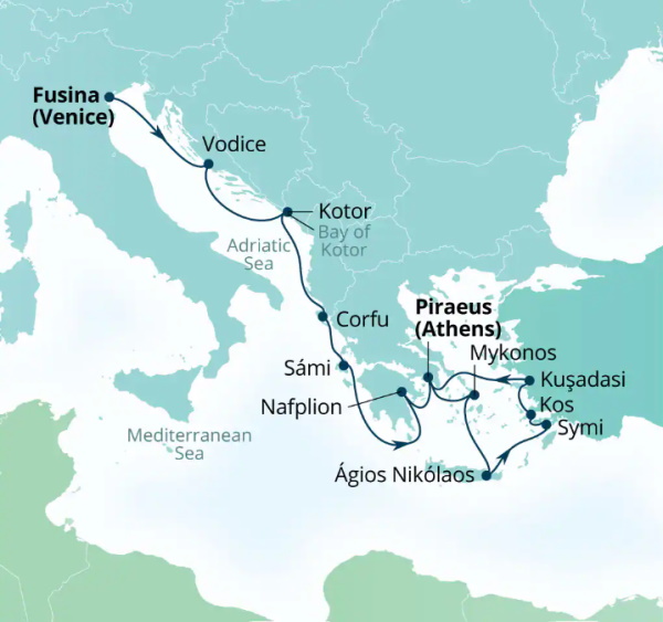 Seabourn Cruises Quest Map 2026
