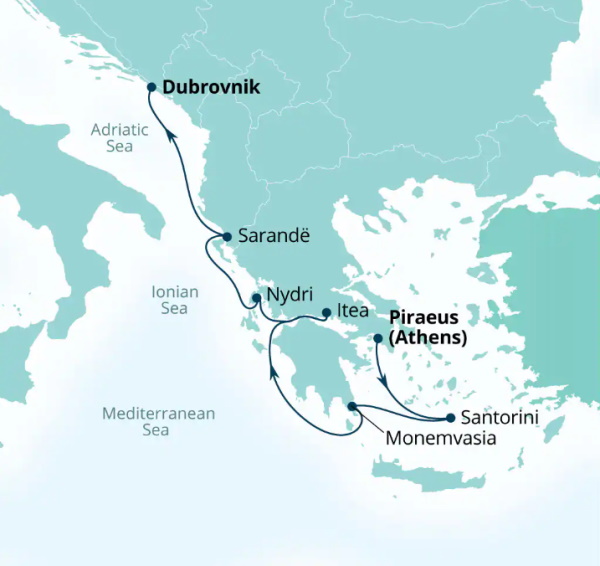 Seabourn Cruises Quest Map 2026