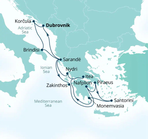 Seabourn Cruises Quest Map 2026