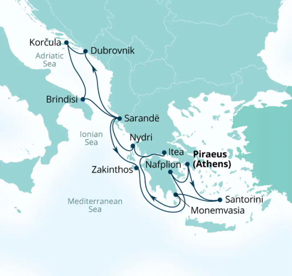 Seabourn Cruises Quest Map 2026