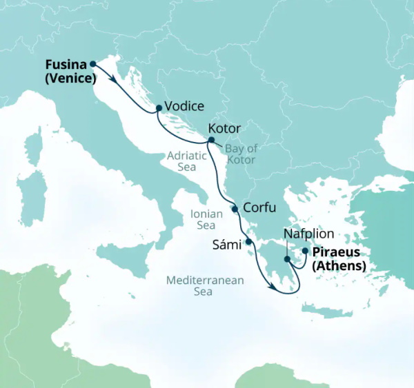 Seabourn Cruises Quest Map 2026