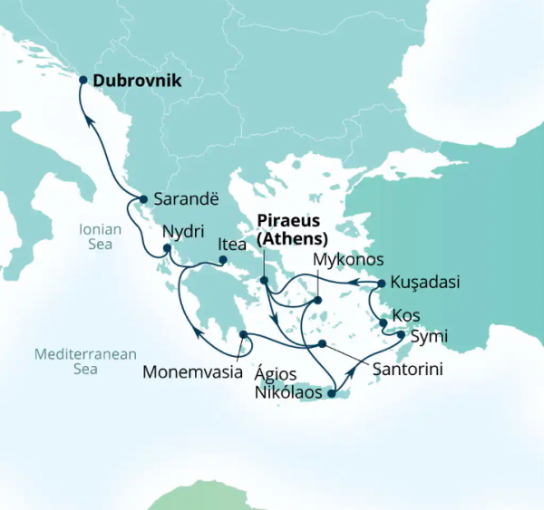 Seabourn Cruises Quest Map 2026