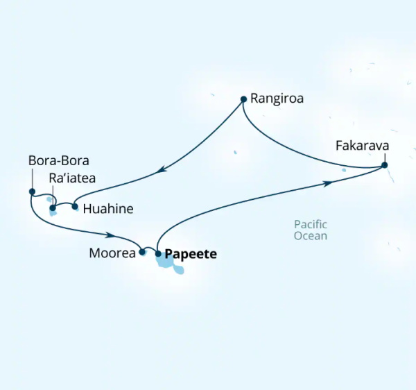 Seabourn Cruises Quest Map 2026
