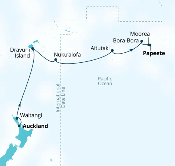 Seabourn Cruises Quest Map 2026