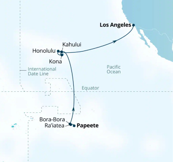 Seabourn Cruises Quest Map 2026