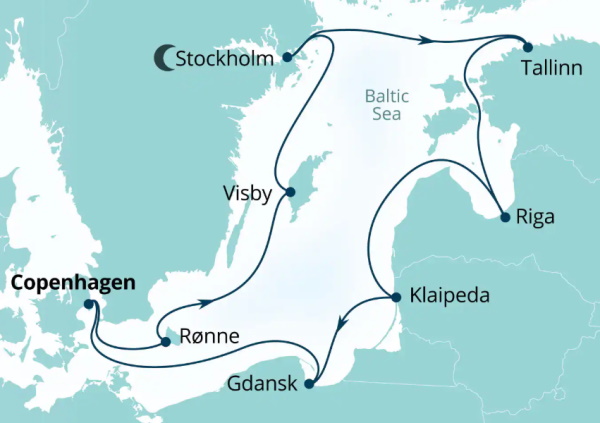 Seabourn Cruises Quest Map 2027