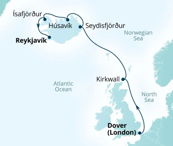 Seabourn Cruises Quest Map 2027