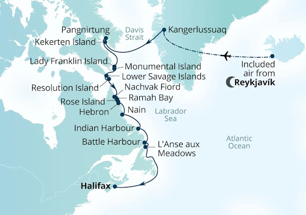 Seabourn Venture Cruises Map Itinerary 2026