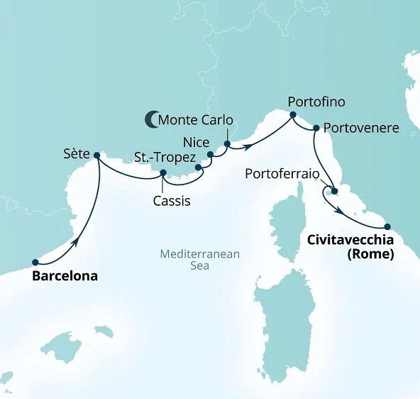 Seabourn Venture Cruises Map Itinerary 2026
