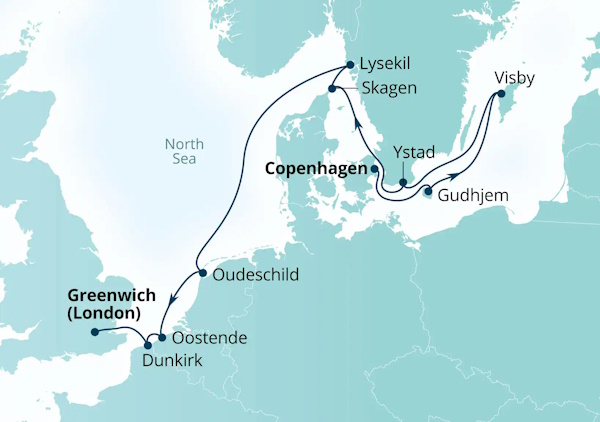 Seabourn Venture Cruises Map Itinerary 2027