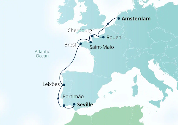 Seabourn Venture Cruises Map Itinerary 2027
