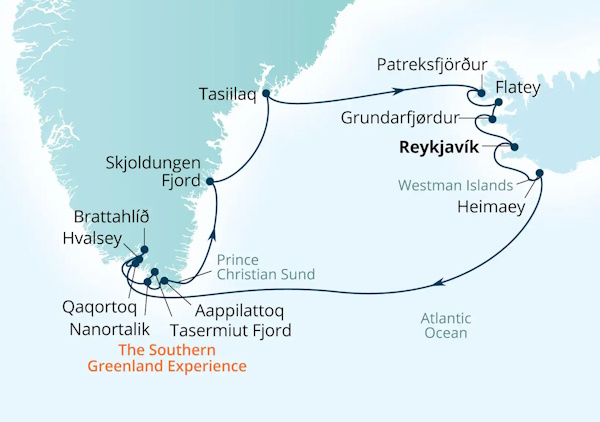 Seabourn Venture Cruises Map Itinerary 2027